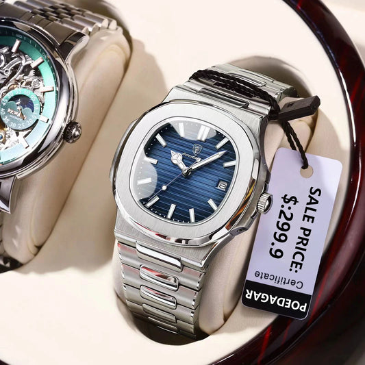 Luxury Men Wristwatch Stainless Steel Watch