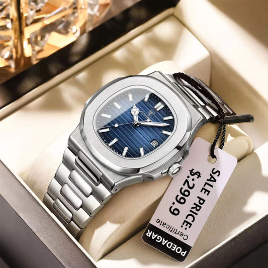 Luxury Men Wristwatch Stainless Steel Watch